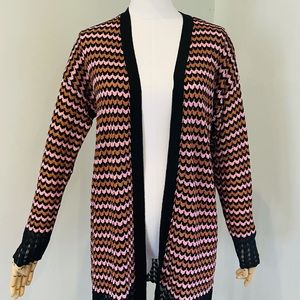 M Missoni pink and black  Cardigan m/l 45